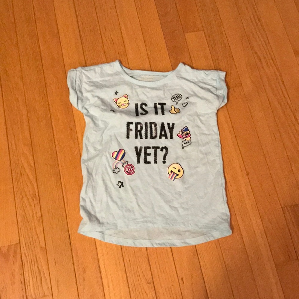 Teal Graphic Shirt for Girls